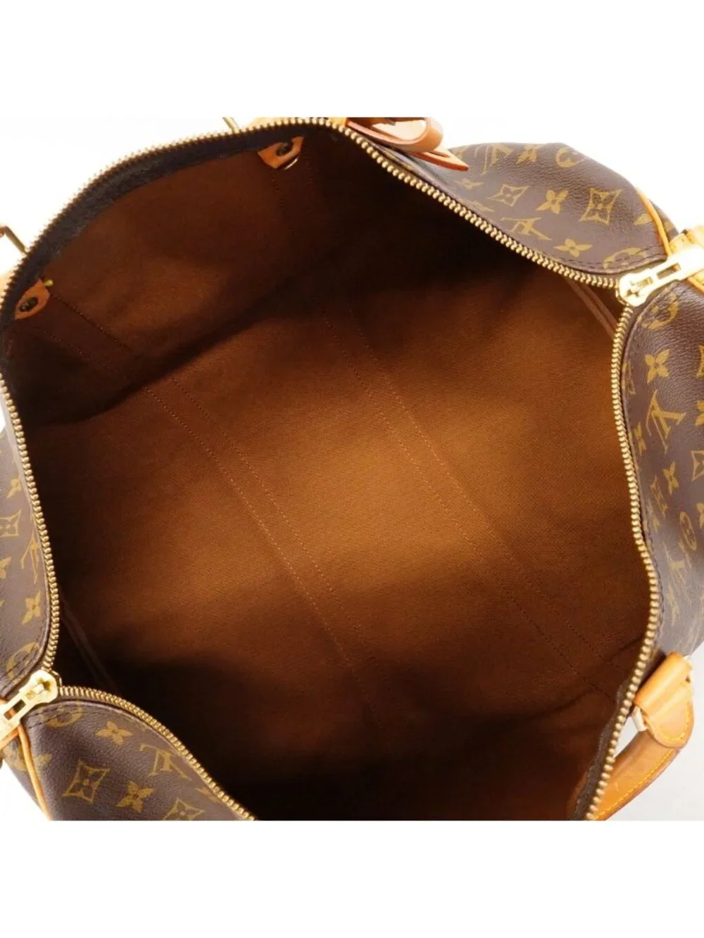 Louis Vuitton Boston Bag Monogram Keyboard Bandouliere 50 Brown